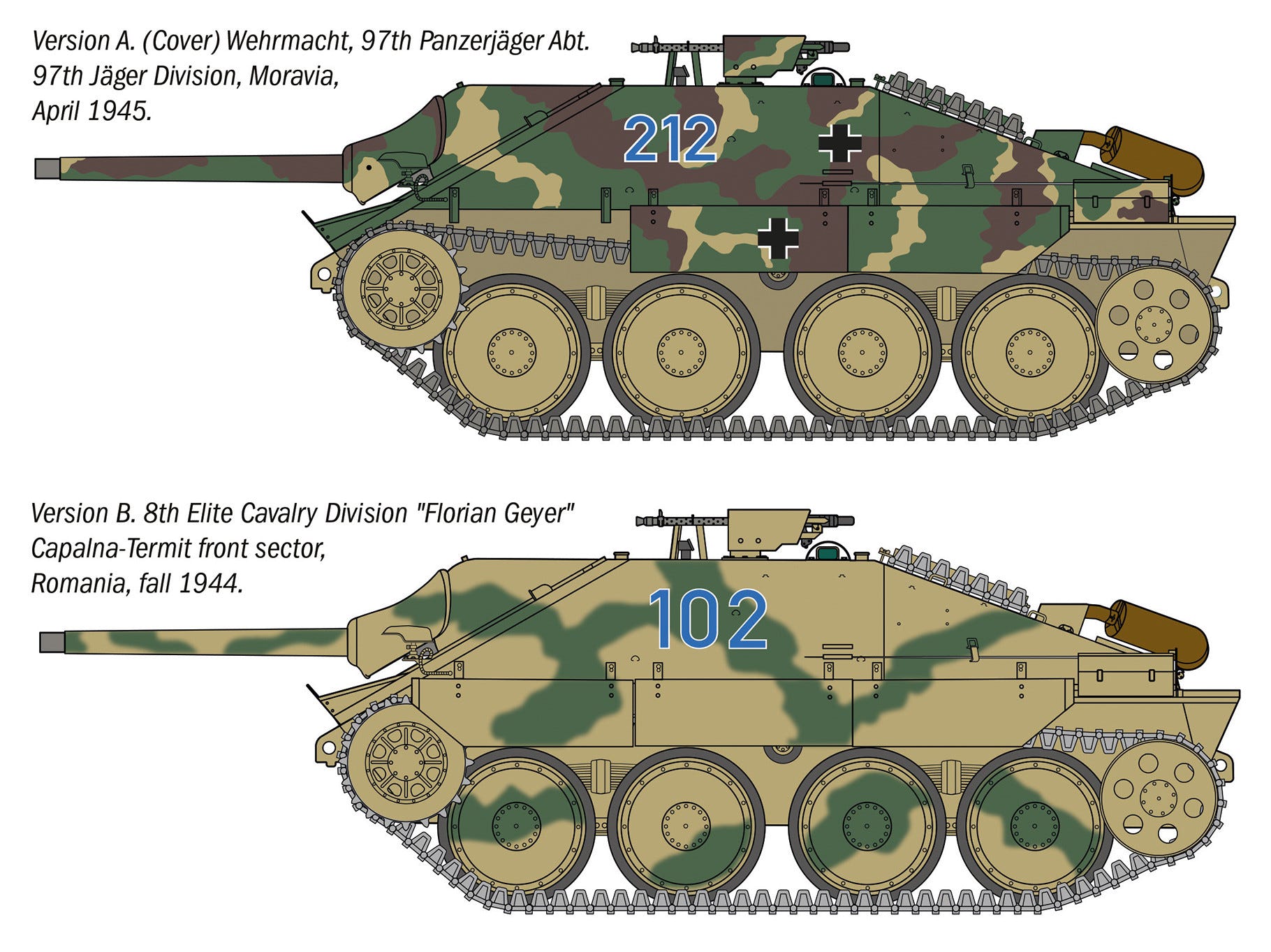Italeri 1:35 Jagdpanzer 38(t) Hetzer - 96531