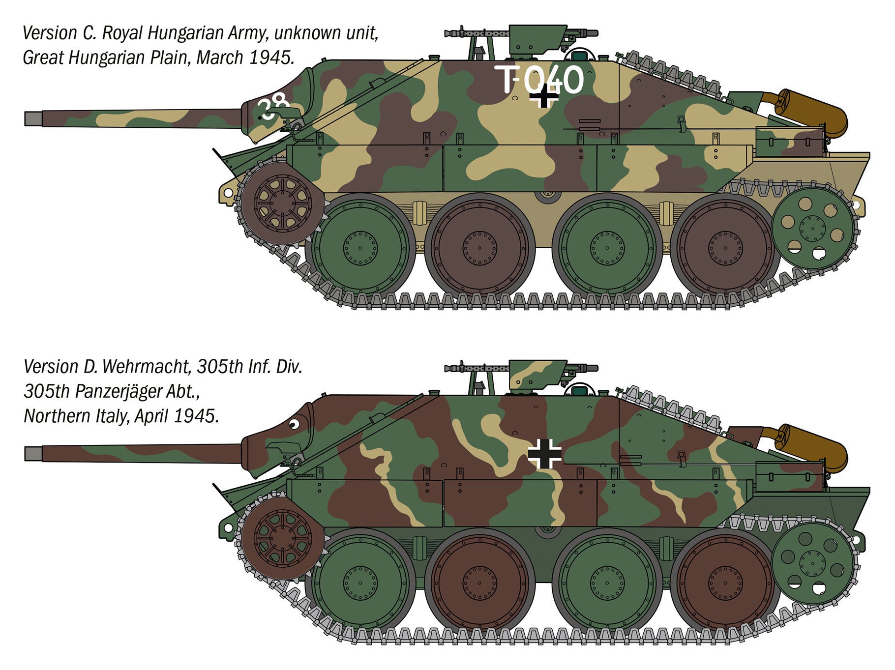Italeri 1:35 Jagdpanzer 38(t) Hetzer - 96531