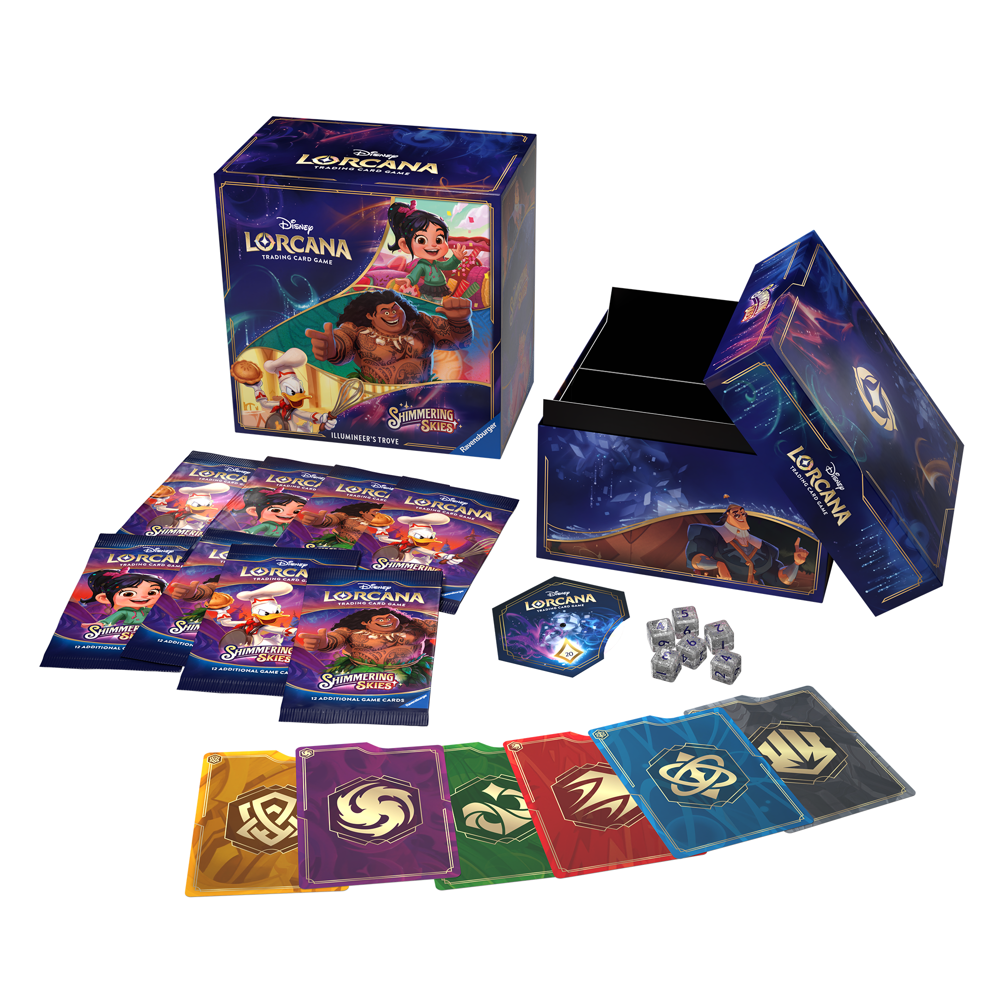 Disney Lorcana - Shimmering Skies Illumineer's Trove Set - Set 5 - Loaded Dice
