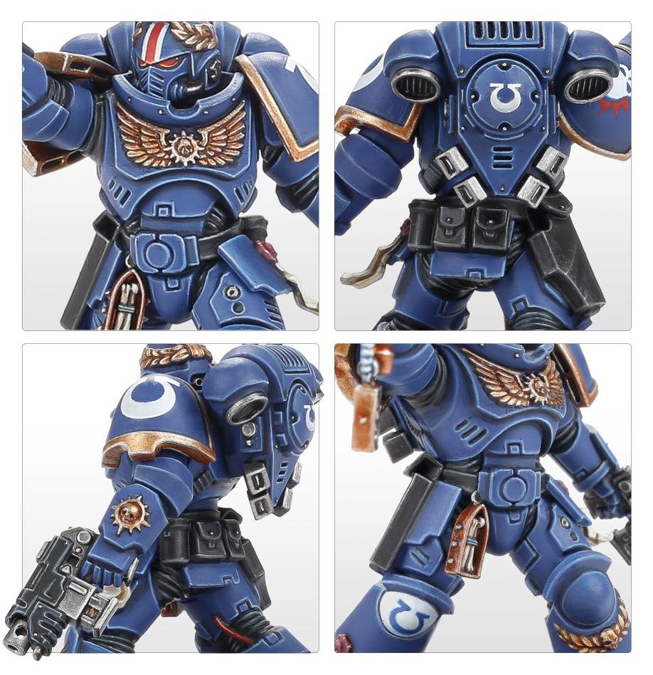 Space Marines: Primaris Lieutenant with Power Sword - Loaded Dice