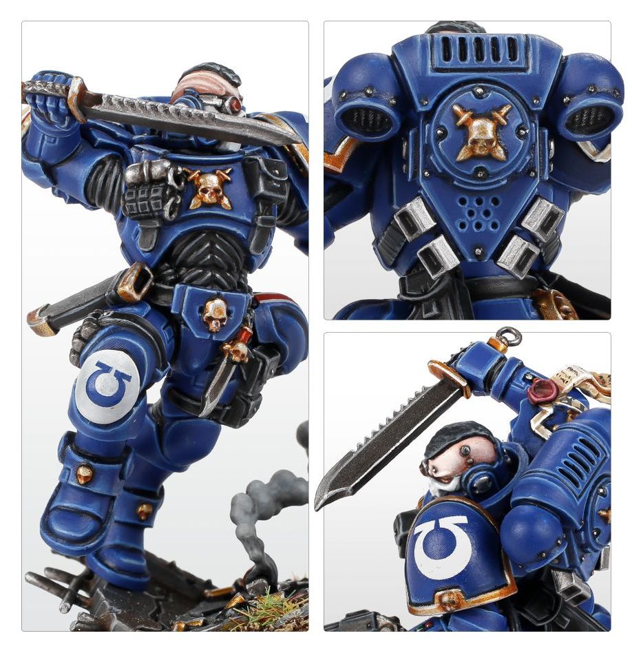 Space Marines: Primaris Lieutenant in Reiver Armour - Loaded Dice