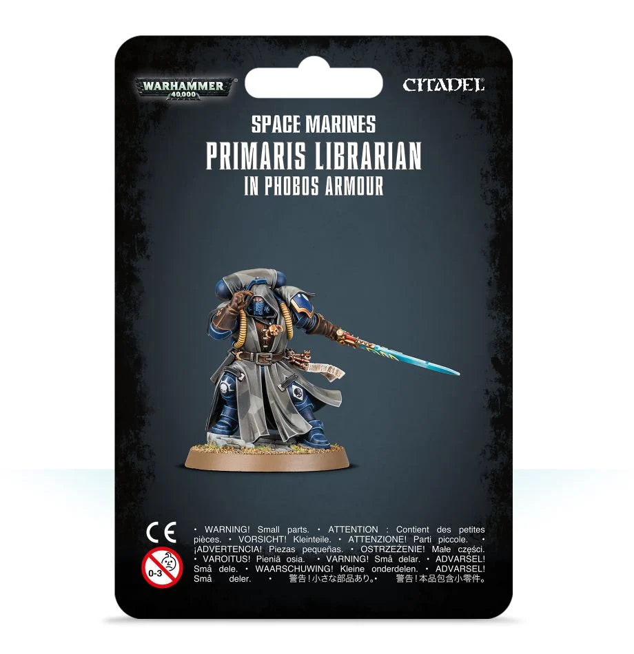 Primaris Librarian in Phobos Armour - Loaded Dice Barry Vale of Glamorgan CF64 3HD