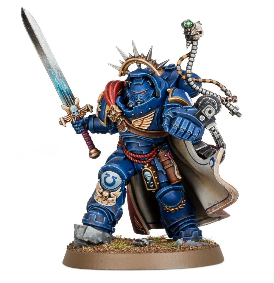 SPACE MARINES CAPTAIN IN GRAVIS ARMOUR - Loaded Dice Barry Vale of Glamorgan CF64 3HD