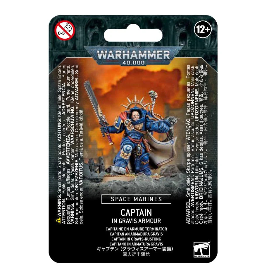 Space Marines: Captain in Gravis Armour - Loaded Dice