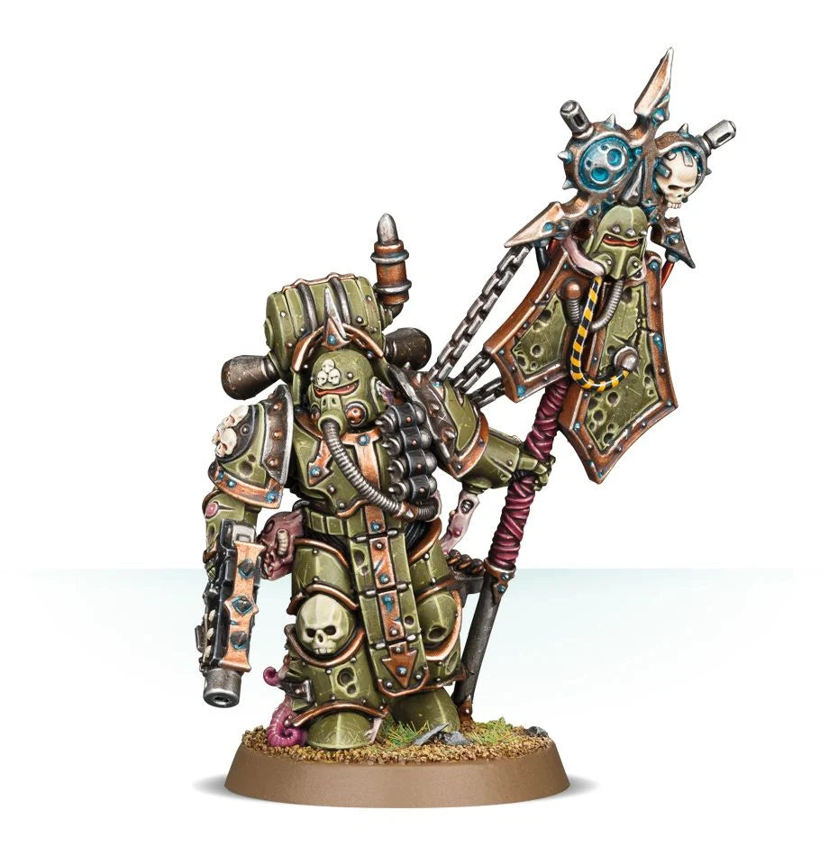 Death Guard: Plague Marine Icon Bearer - Loaded Dice