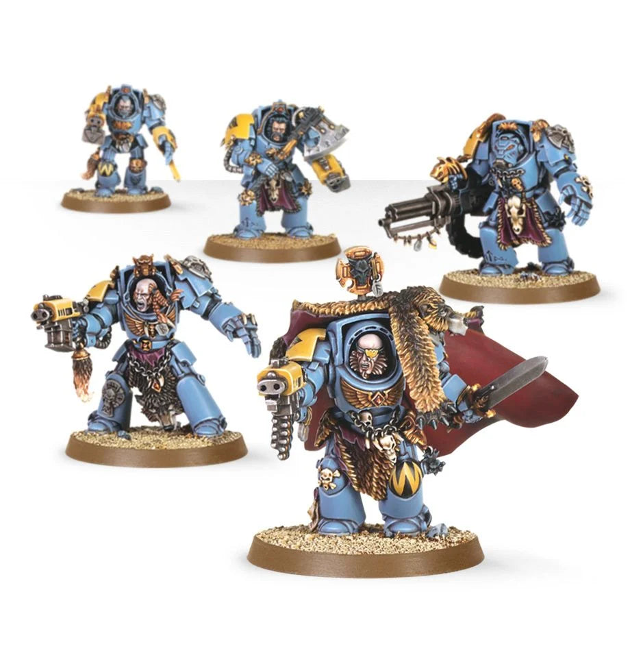 Space Wolves: Wolf Guard Terminators - Loaded Dice Barry Vale of Glamorgan CF64 3HD