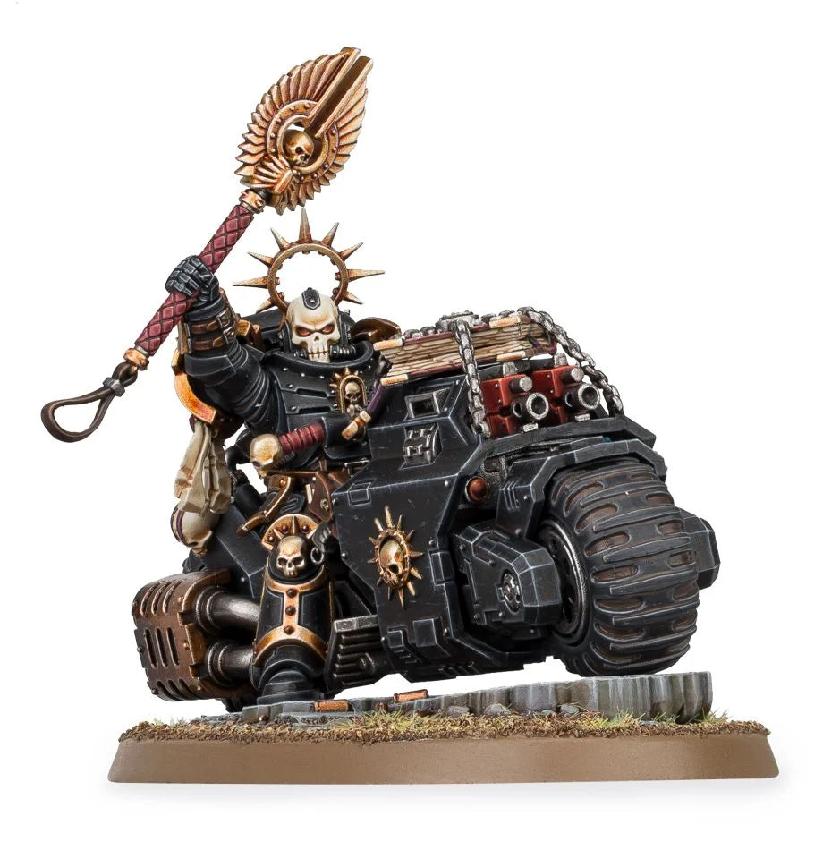 Space Marines: Primaris Chaplain on Bike - Loaded Dice