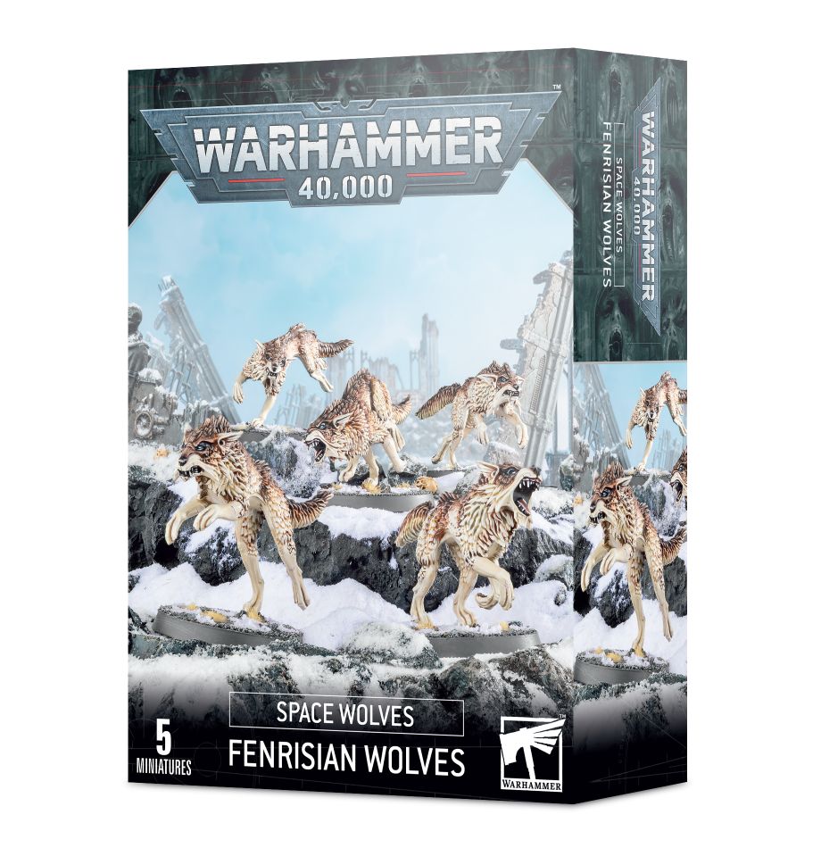 SPACE WOLVES FENRISIAN WOLVES - Loaded Dice Barry Vale of Glamorgan CF64 3HD