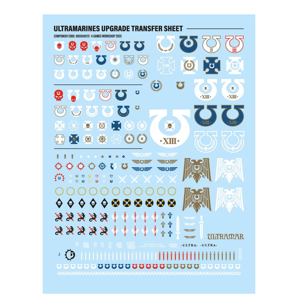 Special Order - Ultramarines: Upgrades and Transfers - Loaded Dice