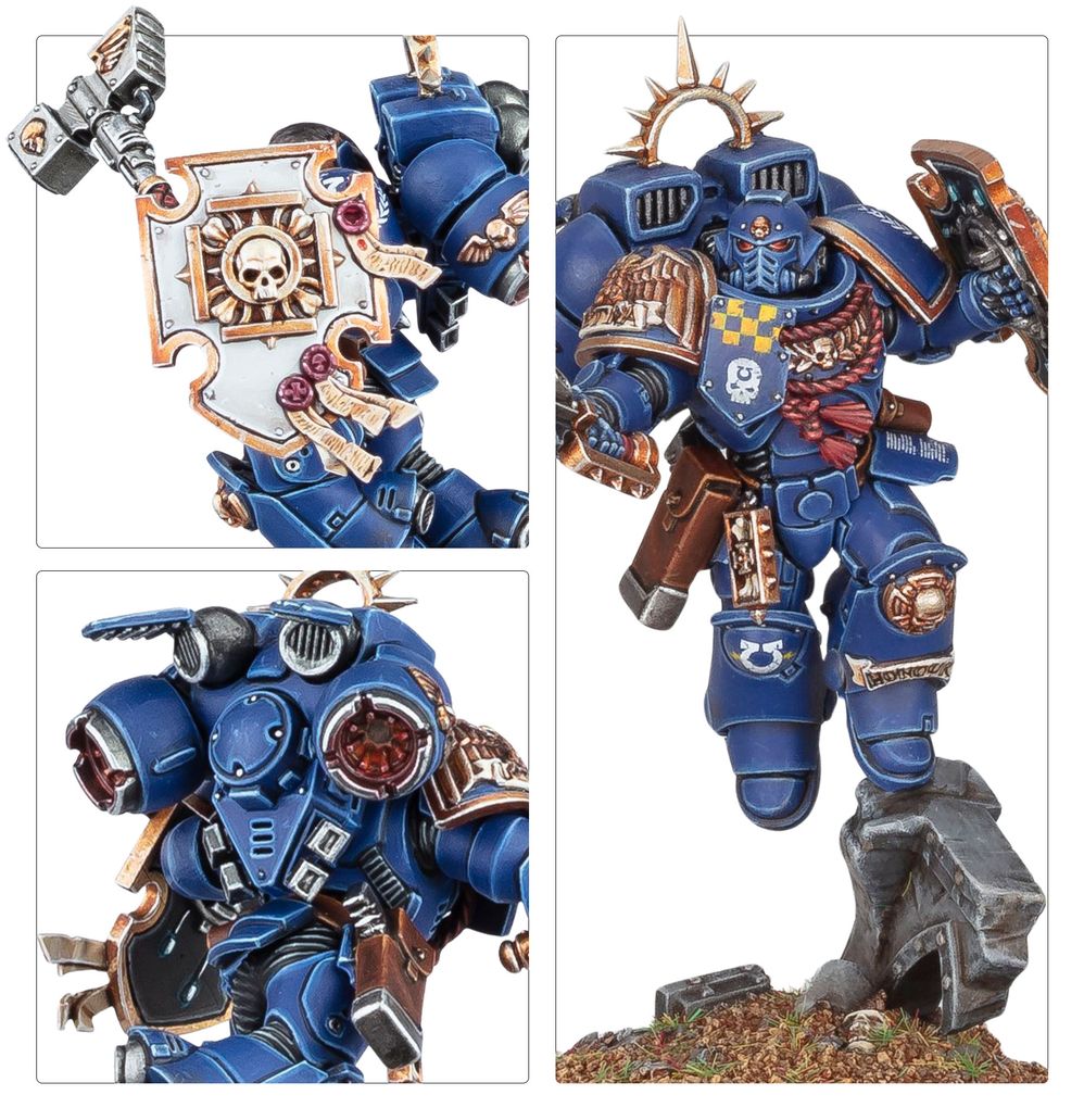 Space Marines: Captain with Jump Pack & Relic Shield - Loaded Dice
