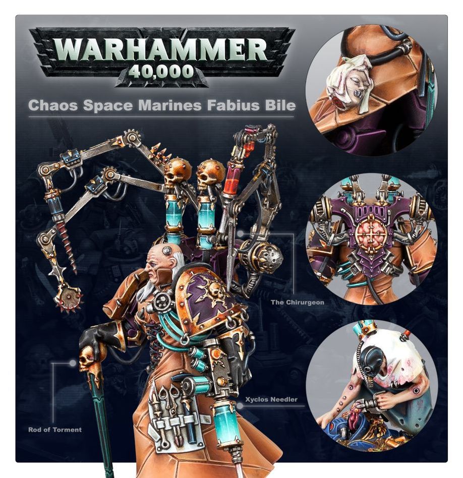 Chaos Space Marines: Fabius Bile - Loaded Dice