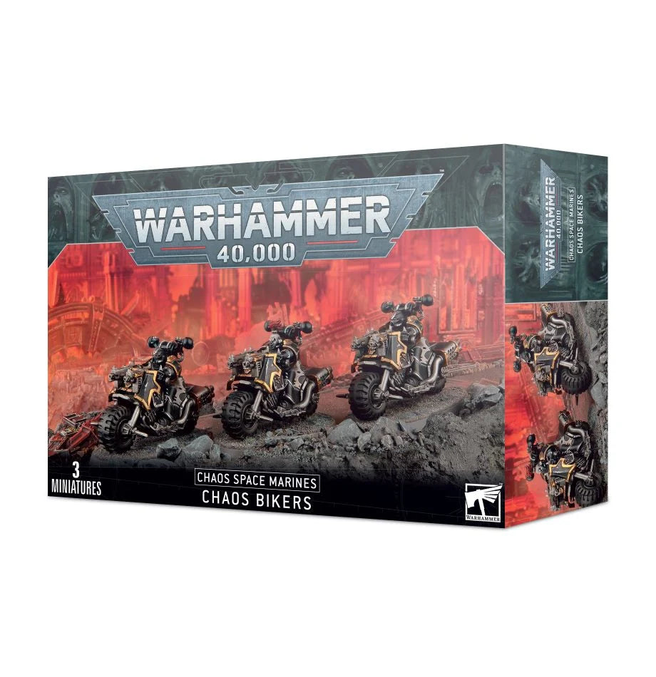 Chaos Space Marines: Chaos Bikers - Loaded Dice Barry Vale of Glamorgan CF64 3HD