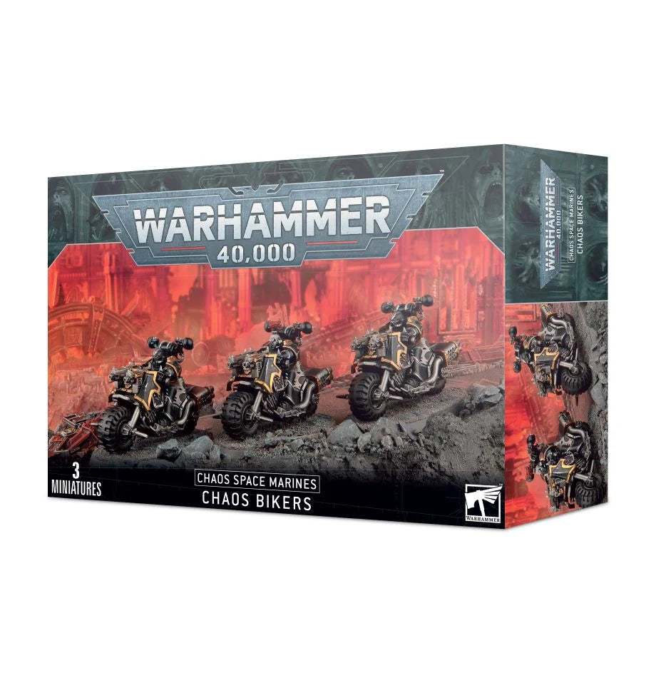 Chaos Space Marines: Chaos Bikers - Loaded Dice