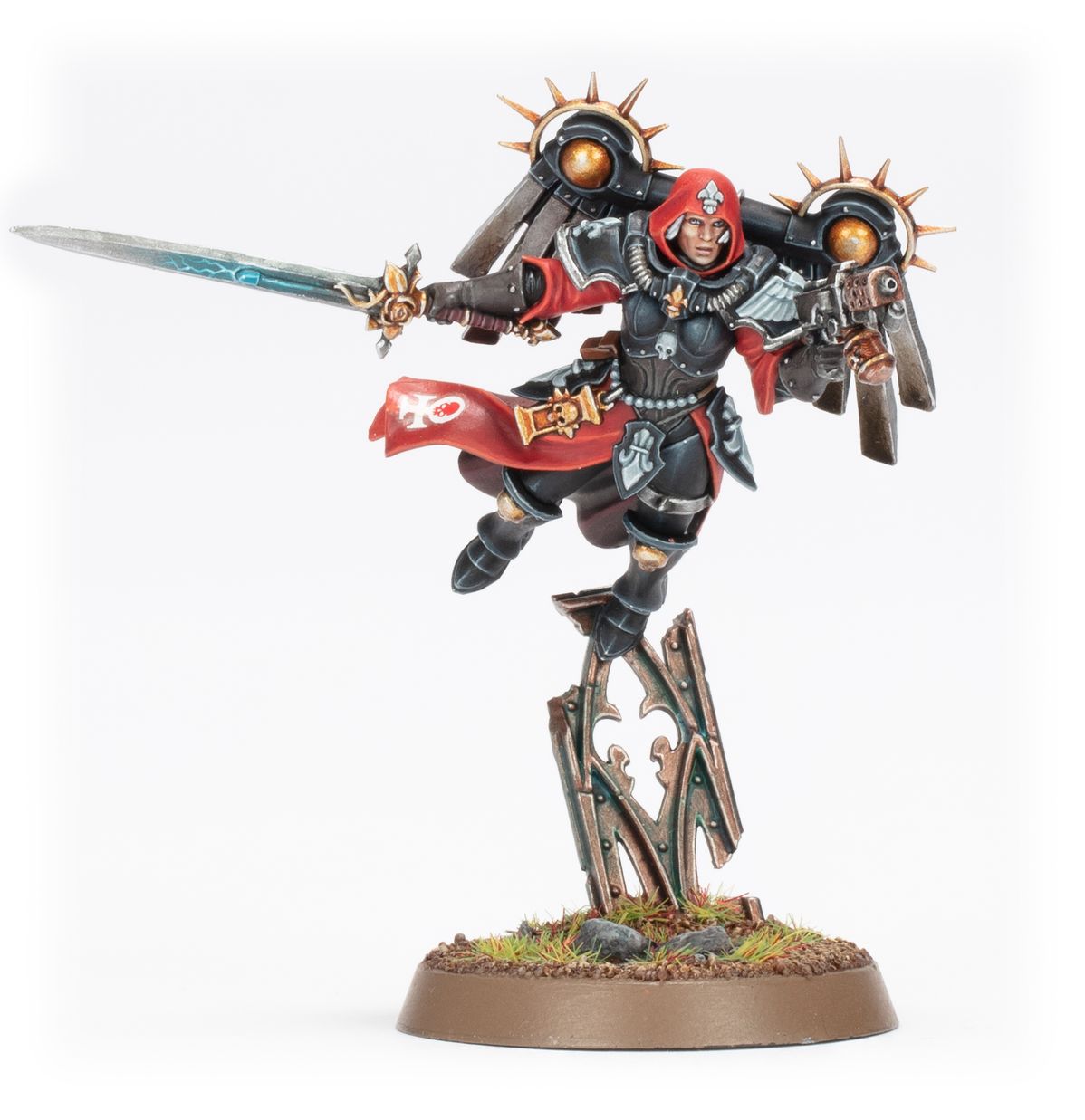 Adepta Sororitas: Canoness with Jump Pack - Loaded Dice