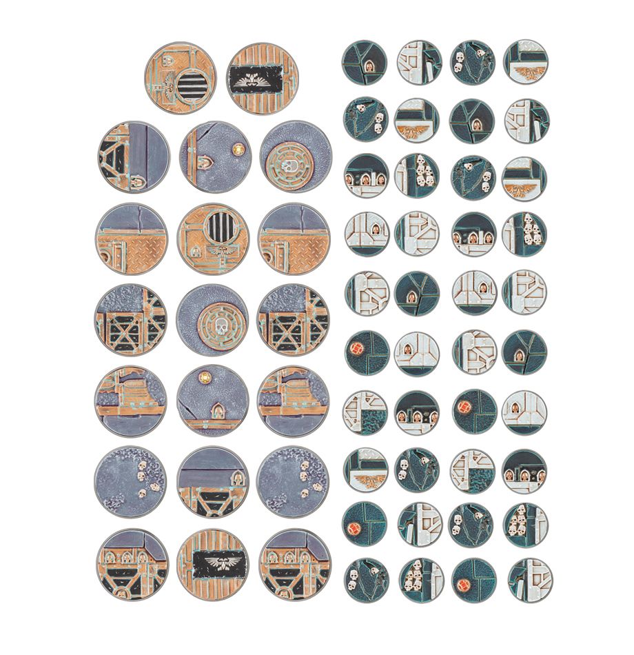 Sector Imperialis: 25 & 40mm Round Bases - Loaded Dice
