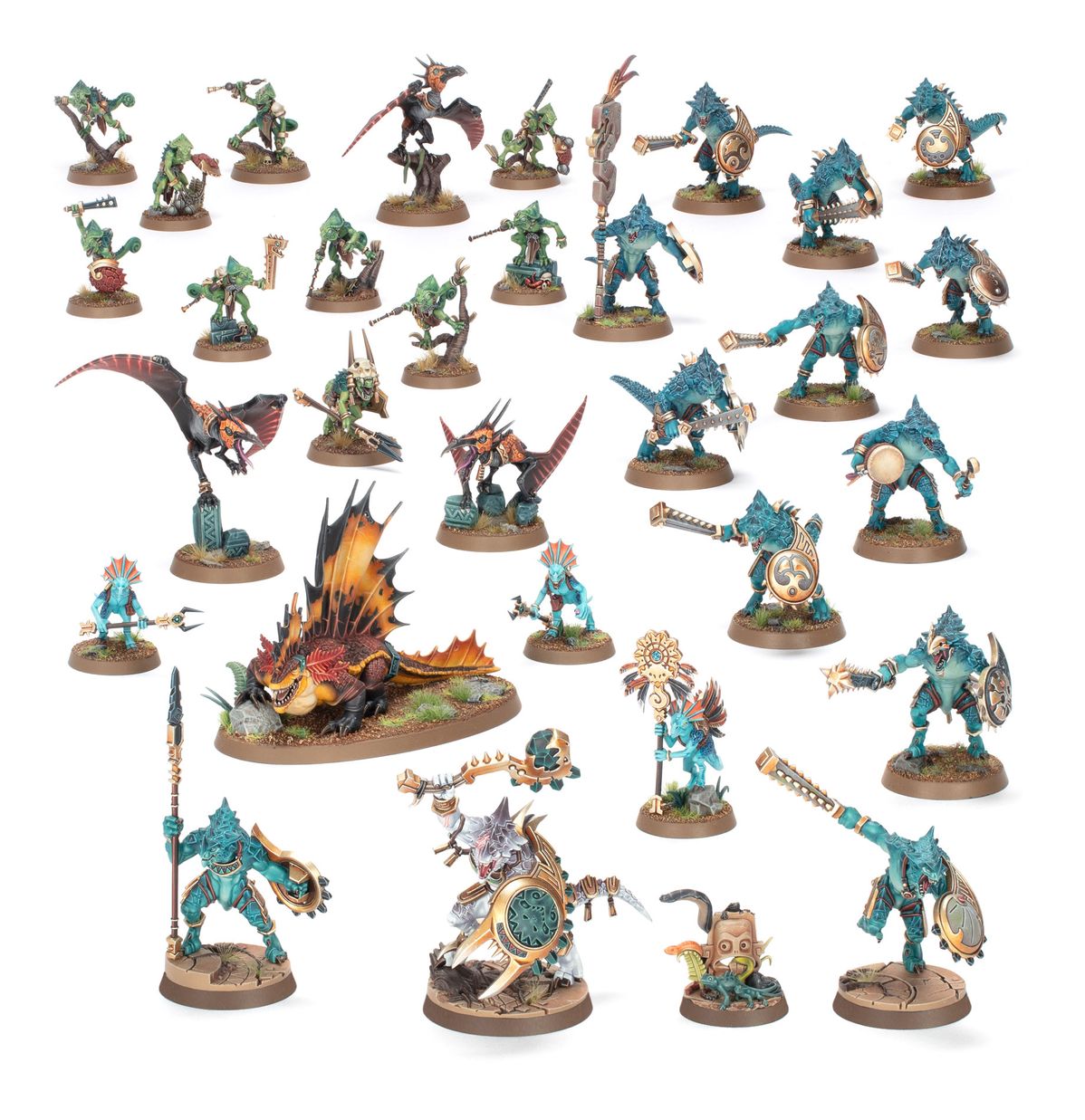 Spearhead: Seraphon Sunblooded Prowlers - Loaded Dice