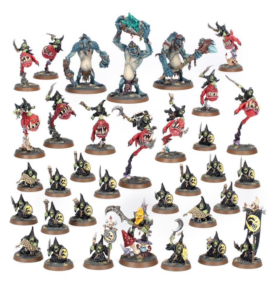 Spearhead: Gloomspite Gitz Bad Moon Madmob - Loaded Dice
