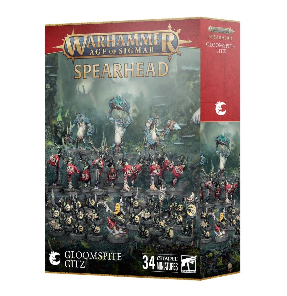 Spearhead: Gloomspite Gitz Bad Moon Madmob - Loaded Dice