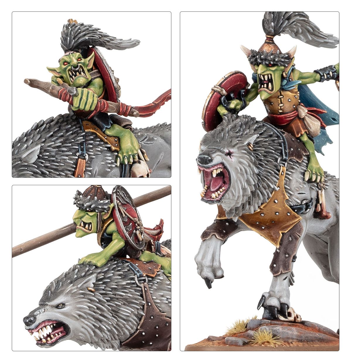Gloomspite Gitz: Snarlboss & Wolfgit Retinue - Loaded Dice