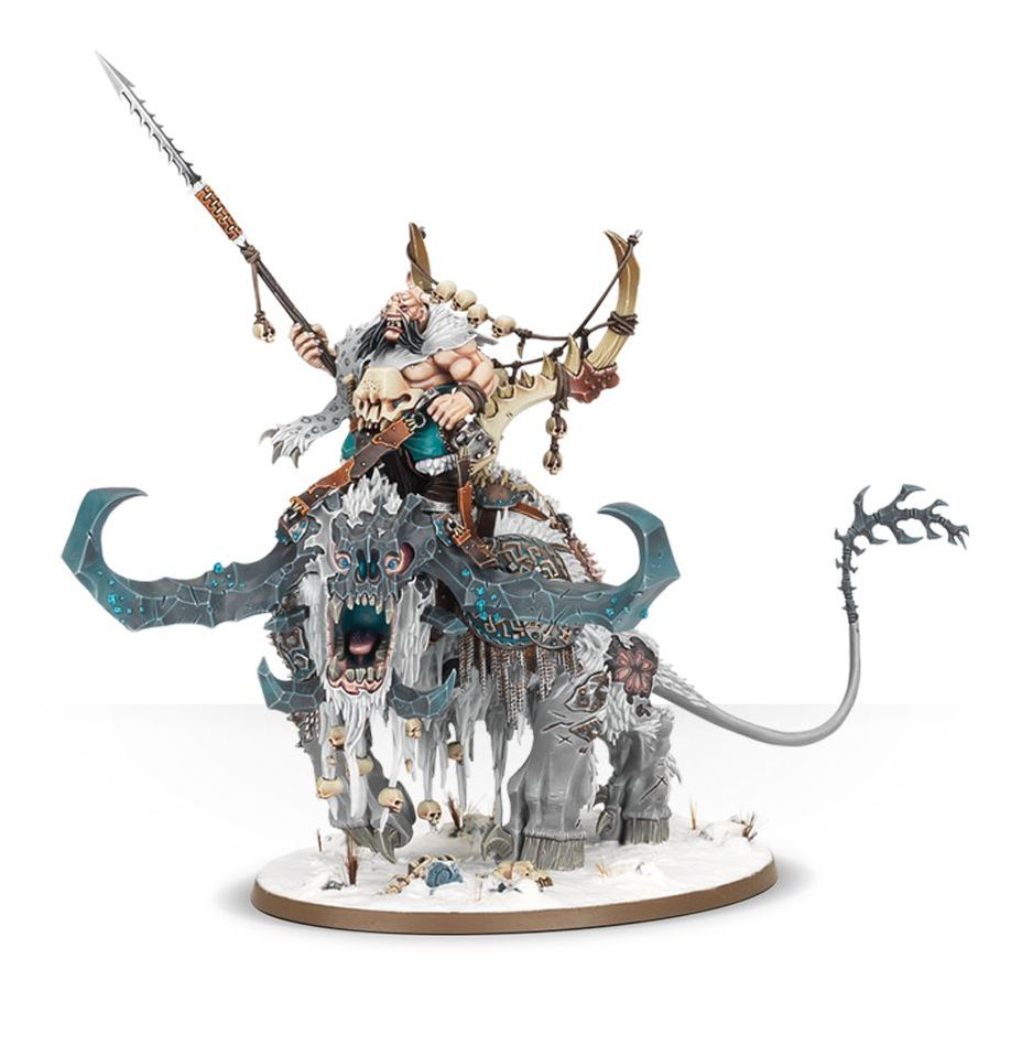 Ogor Mawtribes: Frostlord on Stonehorn - Loaded Dice