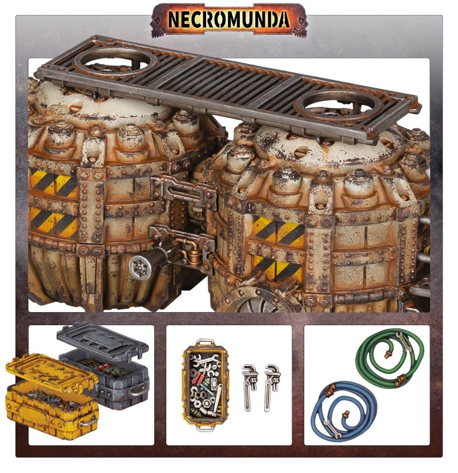 Necromunda: Promethium Tanks Refuelling Station - Loaded Dice