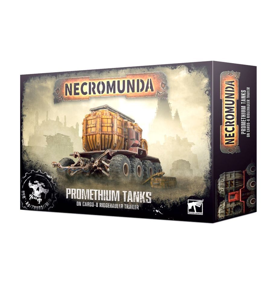 Necromunda: Promethium Tanks on Cargo-8 Ridgehauler Trailer - Loaded Dice