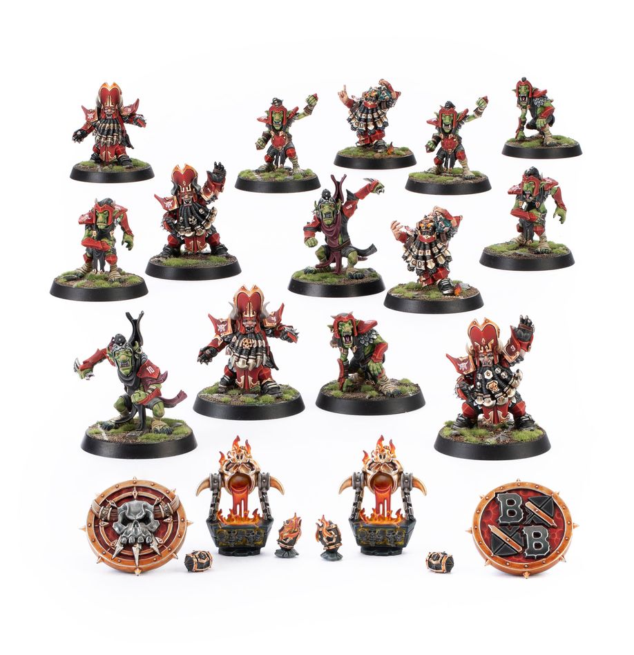 Blood Bowl: Chaos Dwarf Team - The Zharr-Naggrund Ziggurats - Loaded Dice