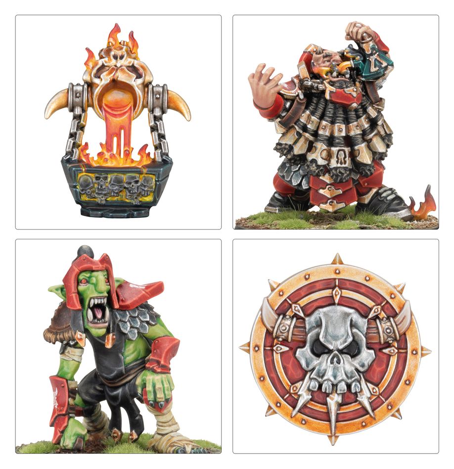 Blood Bowl: Chaos Dwarf Team - The Zharr-Naggrund Ziggurats - Loaded Dice