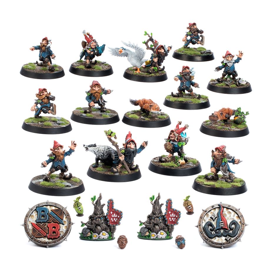 Blood Bowl Gnome Team: The Glimdwarrow Groundhogs - Release Date 20/4/24 - Loaded Dice