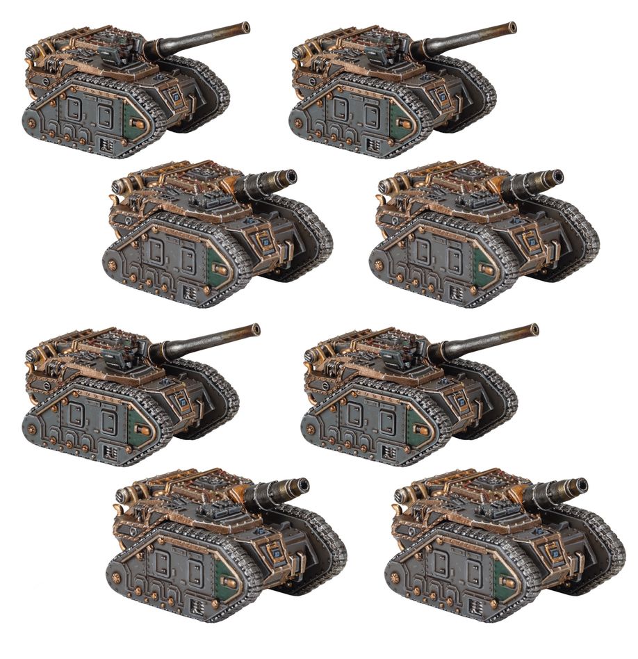 Legions Imperialis: Solar Auxilia Medusa & Basilisk Batteries - Loaded Dice