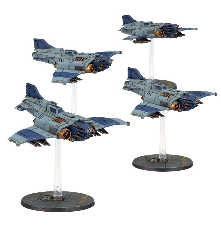 Legions Imperialis: Solar Auxilia Thunderbolt Fighter Squadron - Loaded Dice