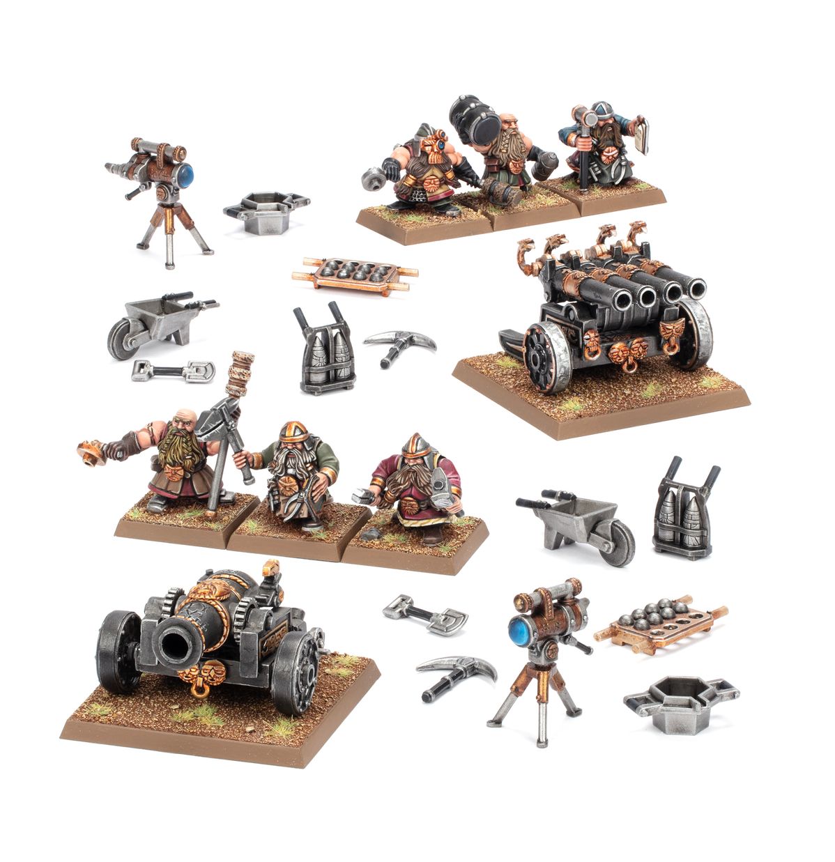 Dwarfen Mountain Holds: Dwarf Cannon & Organ Gun - Loaded Dice
