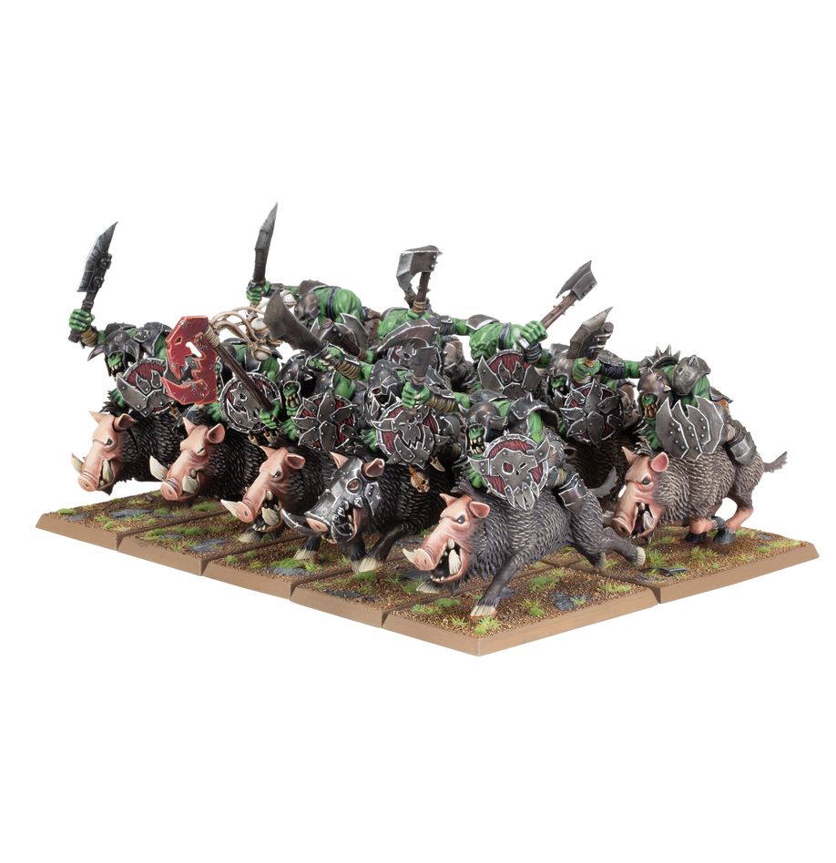 Orc & Goblin Tribes: Orc Boar Boyz Mob - Loaded Dice