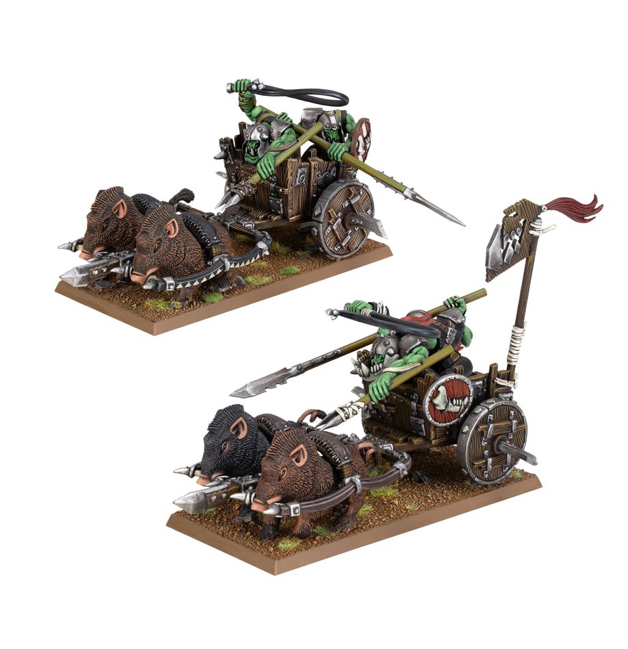 Orc & Goblin Tribes: Orc Boar Chariots - Loaded Dice