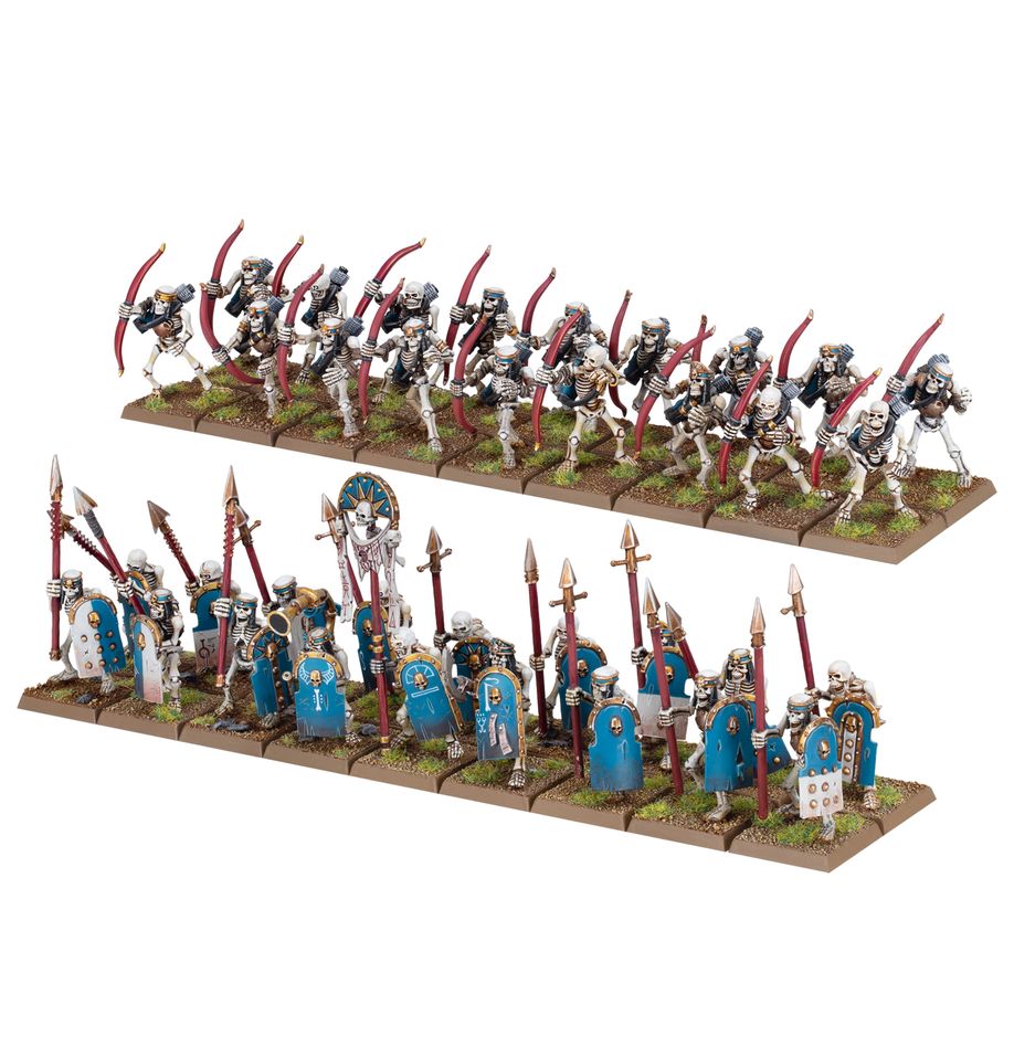Tomb Kings of Khemri: Skeleton Warriors/Archers - Loaded Dice