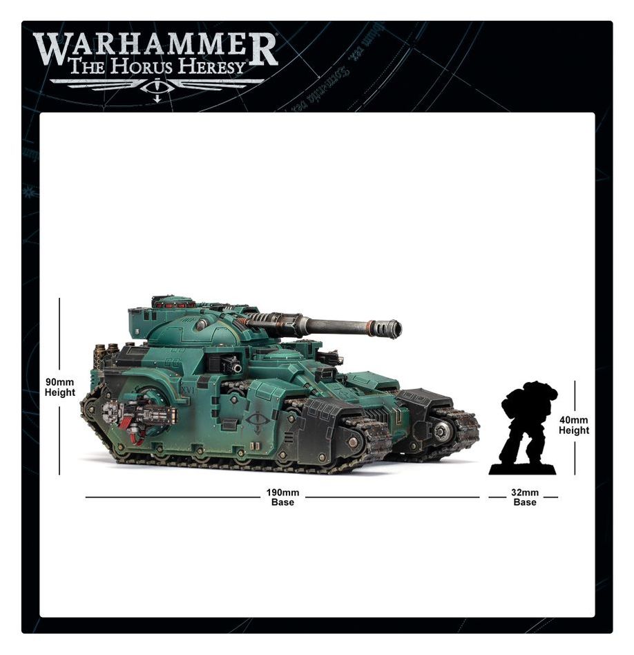 Horus Heresy: Legiones Astartes - Kratos Heavy Assault Tank - DAMAGED BOX - Loaded Dice