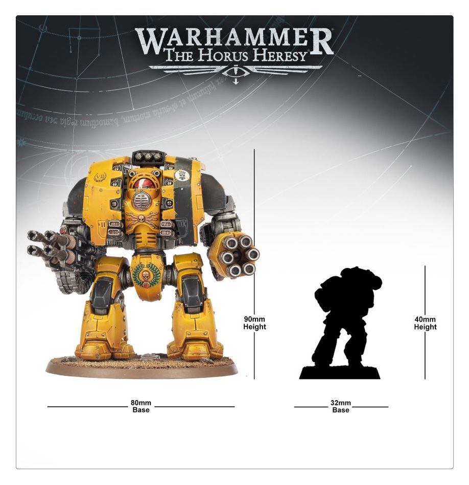 Horus Heresy: Legiones Astartes - Leviathan Siege Dreadnought with Ranged Weapons - Loaded Dice