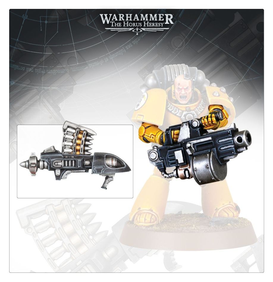 Legiones Astartes: Heavy Weapons Upgrade Set: Missile Launchers & Heavy Bolters - Loaded Dice