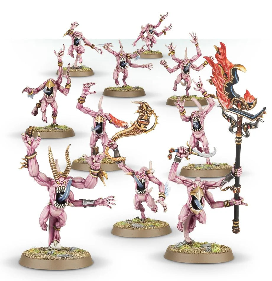 Disciples of Tzeentch: Pink Horrors - Loaded Dice Barry Vale of Glamorgan CF64 3HD