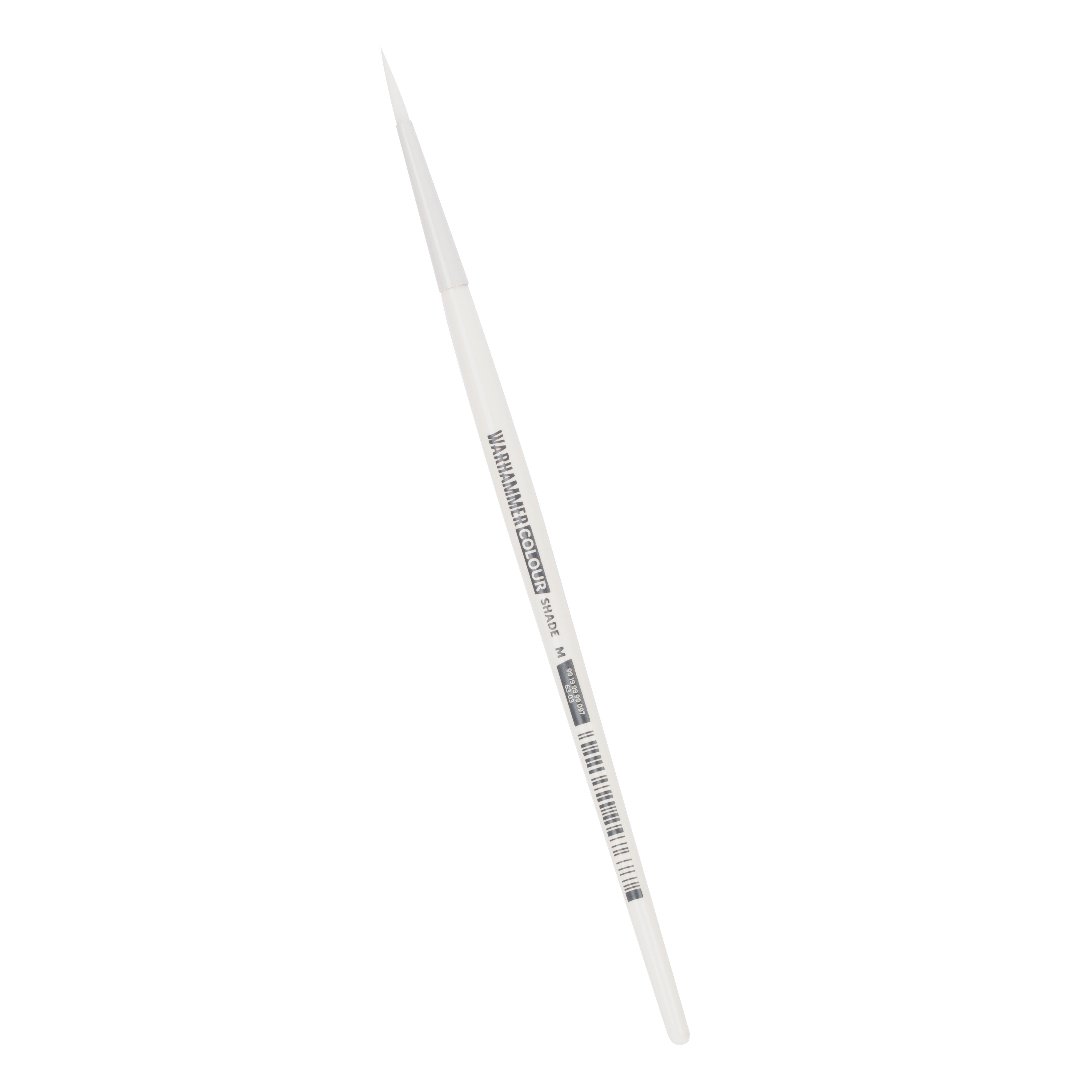 Warhammer Colour Synthetic Shade Brush (Medium) with white handle