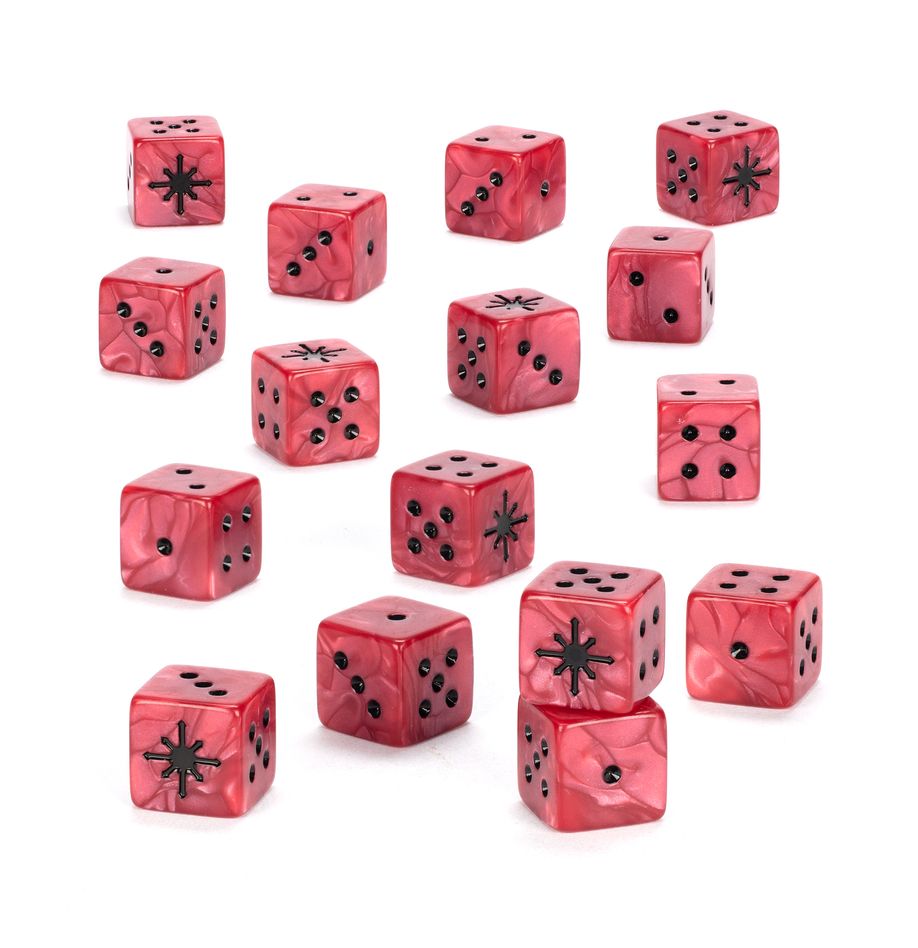 Warhammer 40000: Chaos Space Marines Dice - Release Date 25/5/24 - Loaded Dice