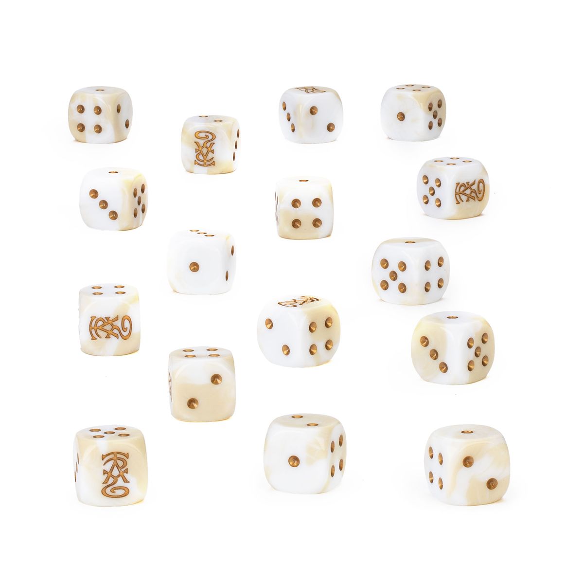 Age of Sigmar: Lumineth Realmlords Dice - Loaded Dice