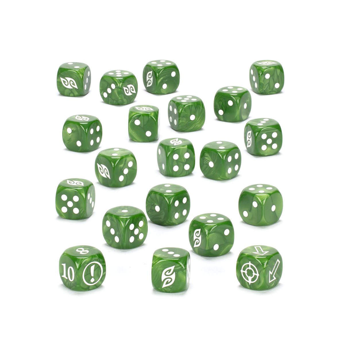 The Old World: Wood Elf Realms Dice - Loaded Dice