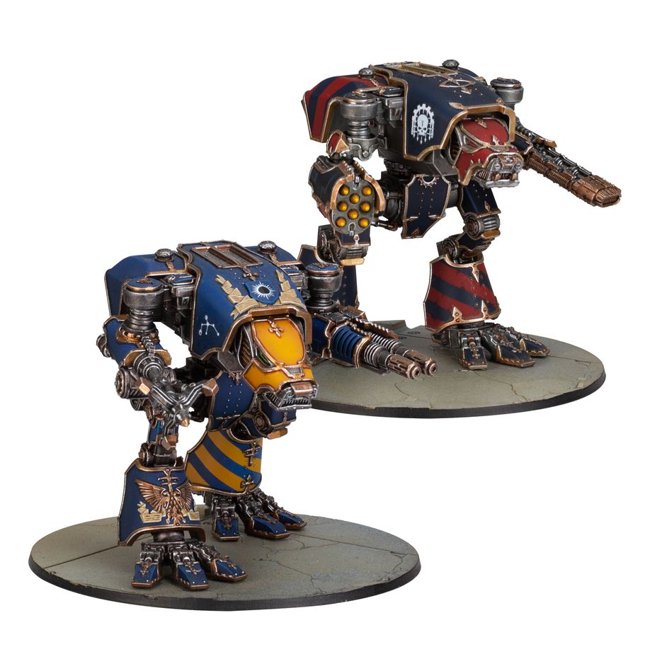Legions Imperialis: Titan Legions Warhound Titans With Ursus Claws & Melta Lances - Loaded Dice