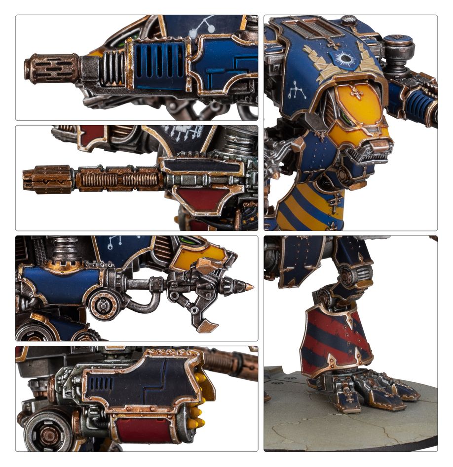 Legions Imperialis: Titan Legions Warhound Titans With Ursus Claws & Melta Lances - Loaded Dice