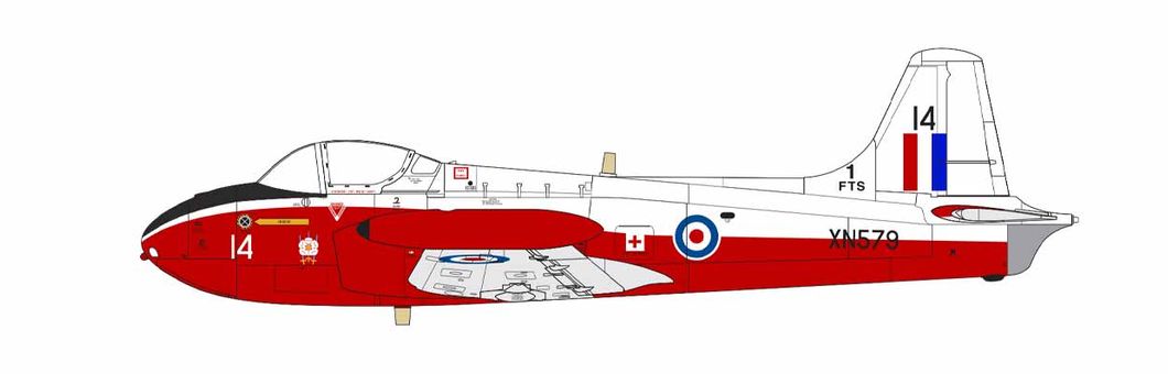 [PRE ORDER] Airfix Hunting Percival Jet Provost T.3/T.4 1:72 - Release Date June 2024 - Loaded Dice
