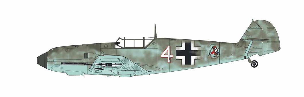 [PRE ORDER] Airfix Messerschmitt Bf109E-3/E-4 1:48 - Release Date September 2024 - Loaded Dice