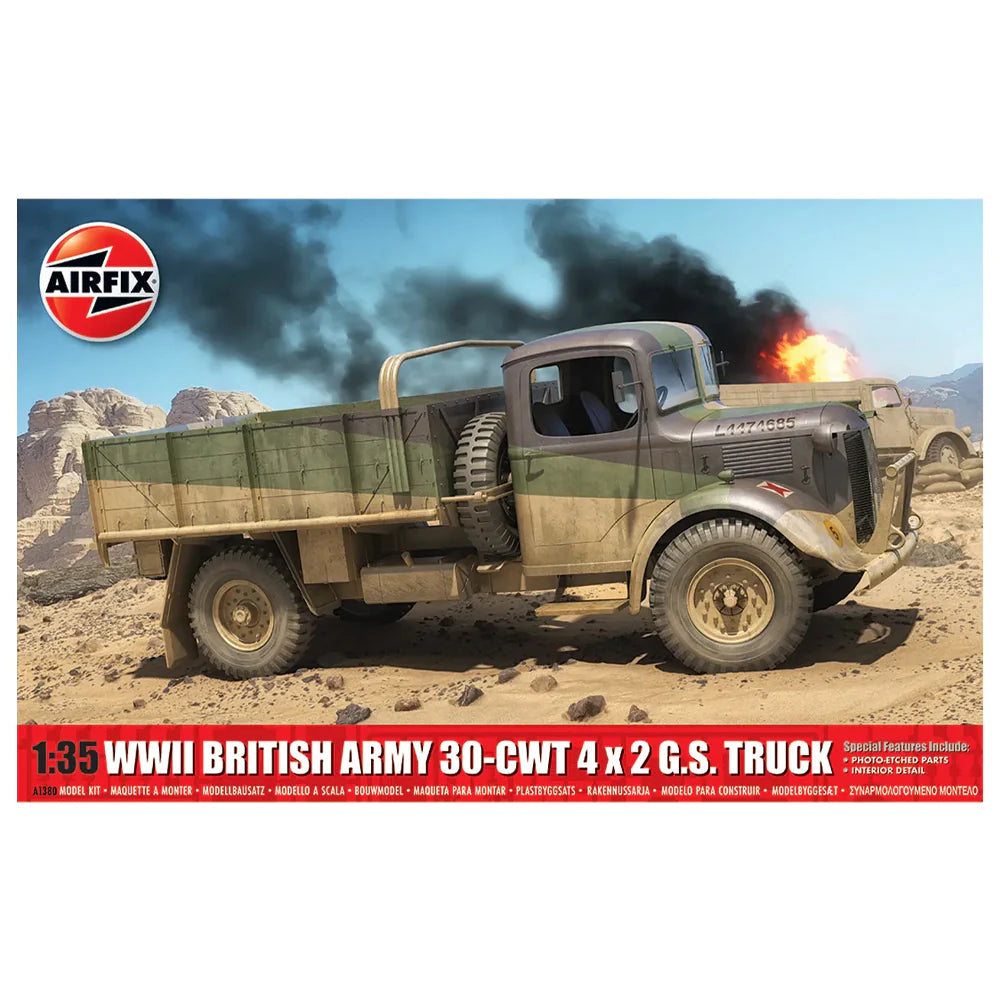 Airfix WWII British Army 30-cwt 4x2 GS Truck (1:35) - Loaded Dice Barry Vale of Glamorgan CF64 3HD