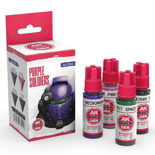 AK Interactive Quick Gen Set - Purple Soldiers AK17523 - Loaded Dice