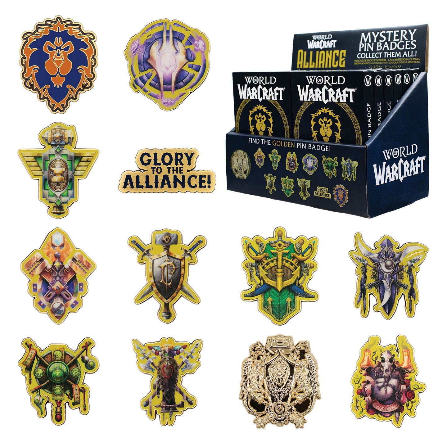 World of Warcraft Alliance Mystery Pin Badge